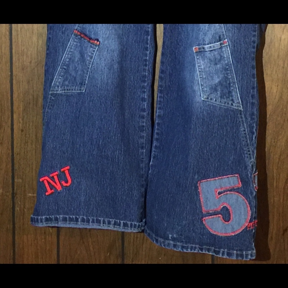 Néeso NJ embroidery blue jeans Woman’s size 24 - Picture 2 of 5